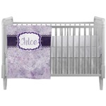 Watercolor Mandala Crib Comforter / Quilt (Personalized)