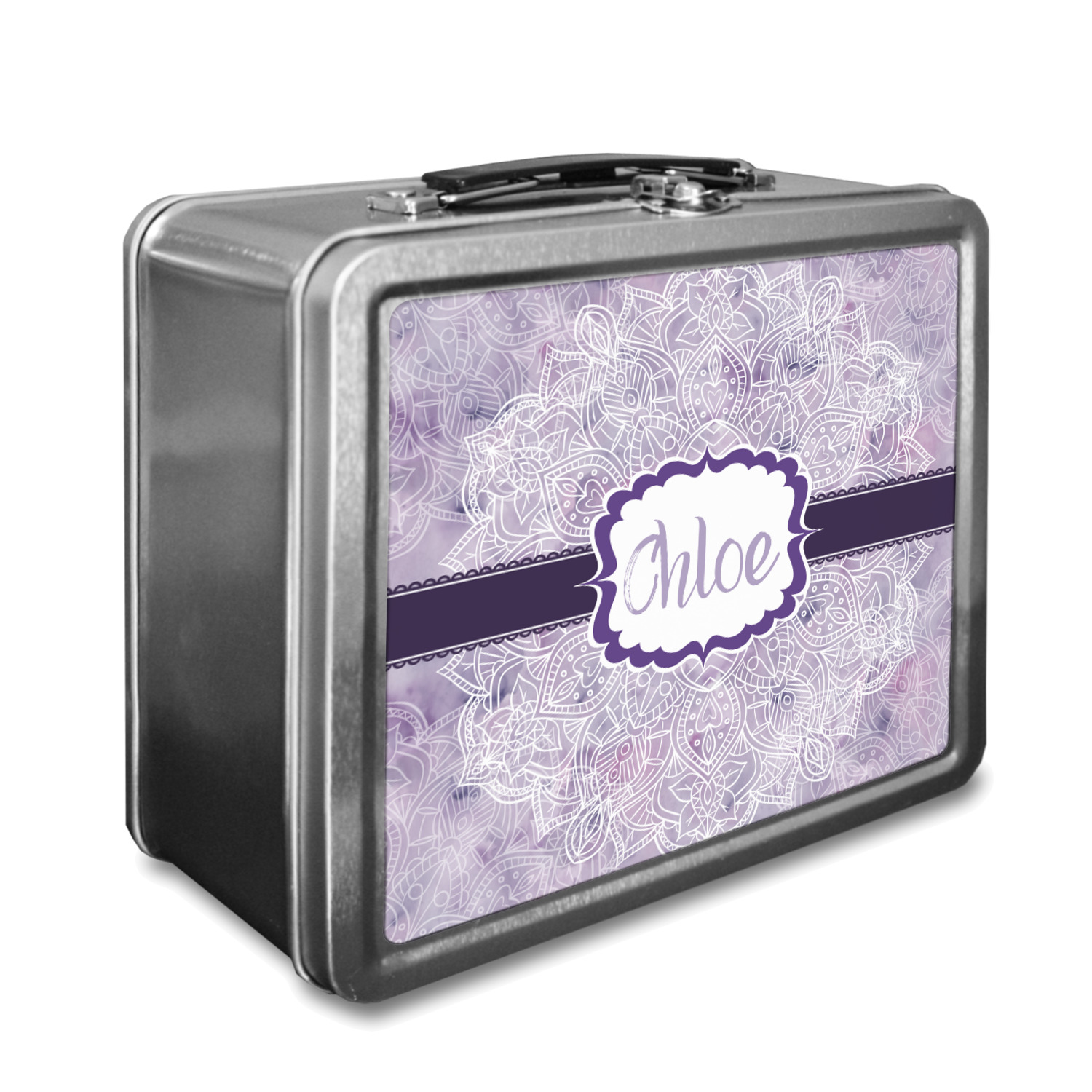 Custom Watercolor Mandala Lunch Box (Personalized) | YouCustomizeIt