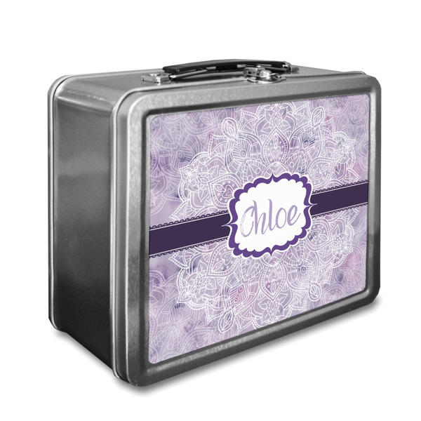 Custom Watercolor Mandala Lunch Box (Personalized)
