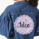 Watercolor Mandala Twill Iron On Patch - Custom Shape - 3XL (Personalized)