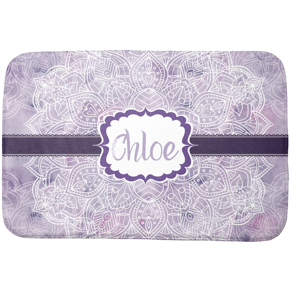 Custom Watercolor Mandala Dish Drying Mat (Personalized)