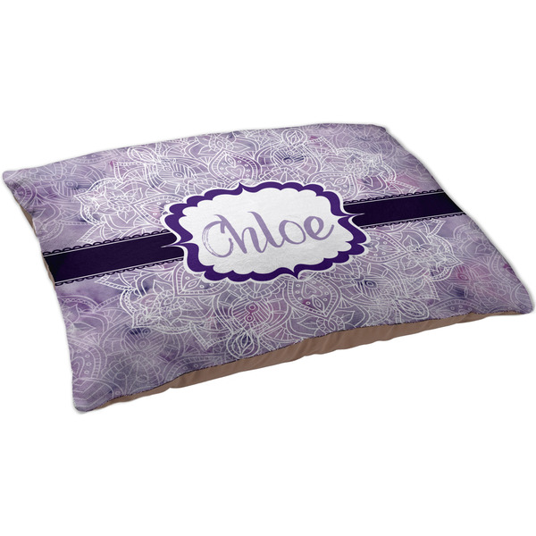 Watercolor Mandala Dog Bed - Large