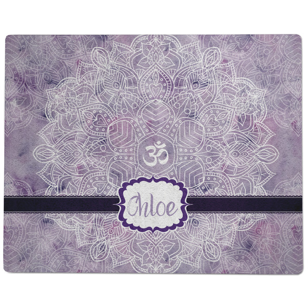 Watercolor Mandala Dog Food Mat - Large without Bowls