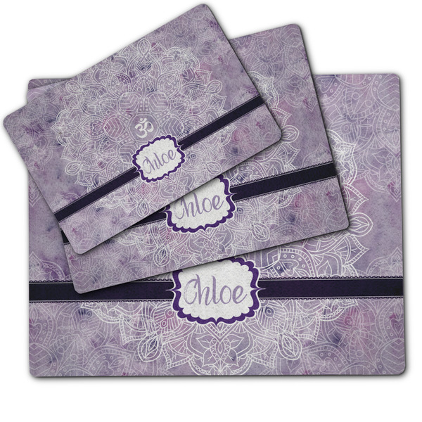 Watercolor Mandala Dog Food Mat - MAIN (sm, med, lrg)