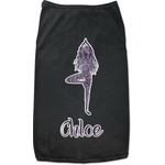 Watercolor Mandala Black Pet Shirt (Personalized)