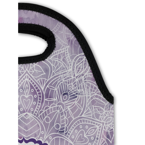 Watercolor Mandala Double Wine Tote - Detail 1 (new)