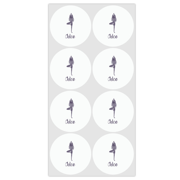 Watercolor Mandala Drink Topper - Medium - Set of 12