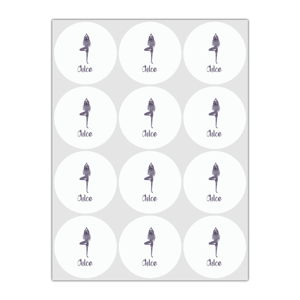 Watercolor Mandala Drink Topper - Small - Set of 12