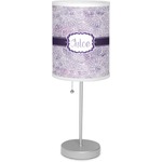 Watercolor Mandala Lamp with Drum Shade (Personalized)