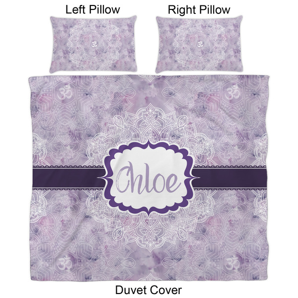 Watercolor Mandala Duvet Cover Set - King - Approval