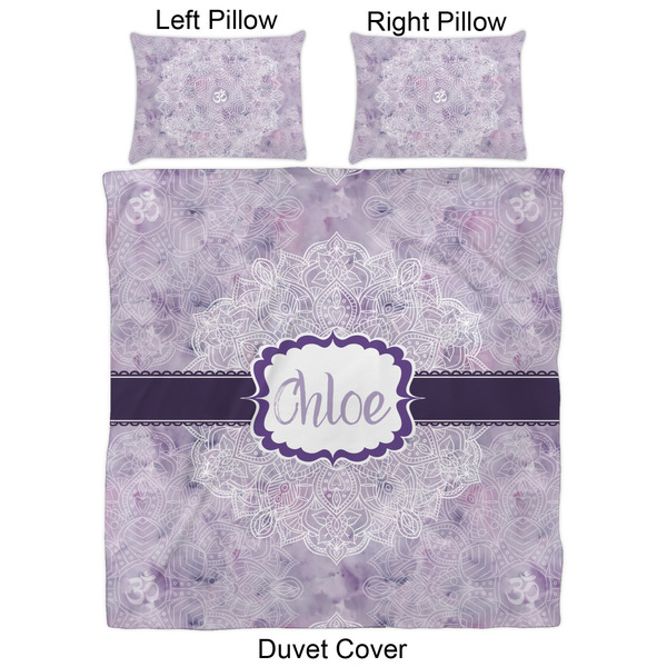 Watercolor Mandala Duvet Cover Set - Queen - Approval