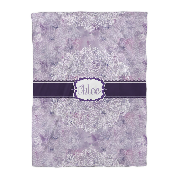 Watercolor Mandala Duvet Cover - Twin XL - Front