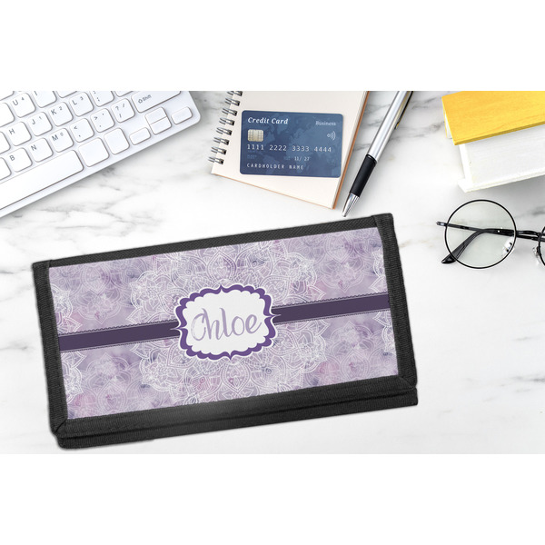 Watercolor Mandala DyeTrans Checkbook Cover - LIFESTYLE