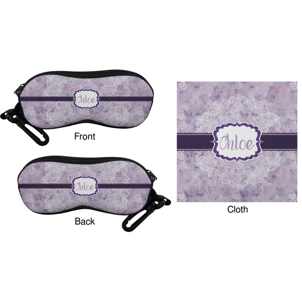 Watercolor Mandala Eyeglass Case & Cloth (Approval)