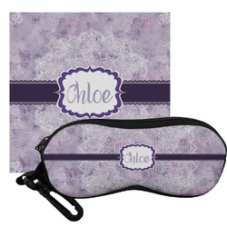 Watercolor Mandala Eyeglass Case & Cloth (Personalized)