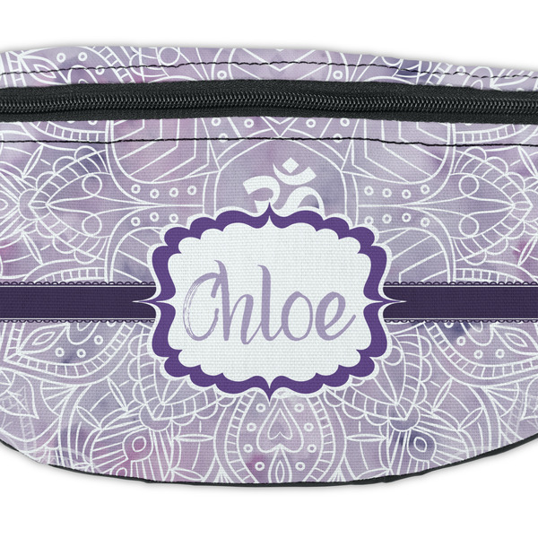 Watercolor Mandala Fanny Pack - Closeup