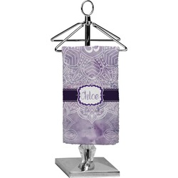 Watercolor Mandala Finger Tip Towel - Full Print (Personalized)