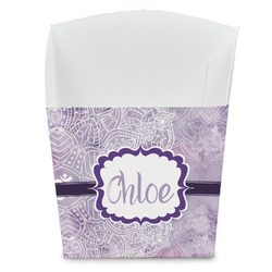 Watercolor Mandala French Fry Favor Boxes (Personalized)