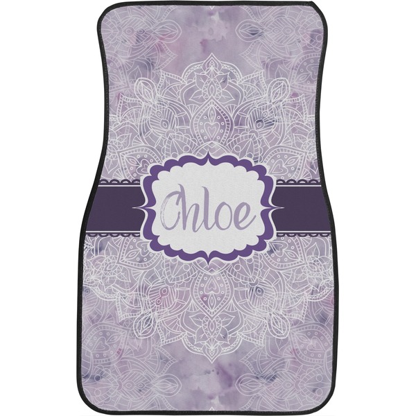 Watercolor Mandala Front Seat Car Mat