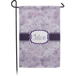 Watercolor Mandala Small Garden Flag - Double Sided w/ Name or Text