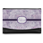 Watercolor Mandala Genuine Leather Women's Wallet - Small (Personalized)