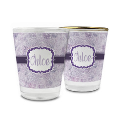 Watercolor Mandala Glass Shot Glass - 1.5 oz (Personalized)