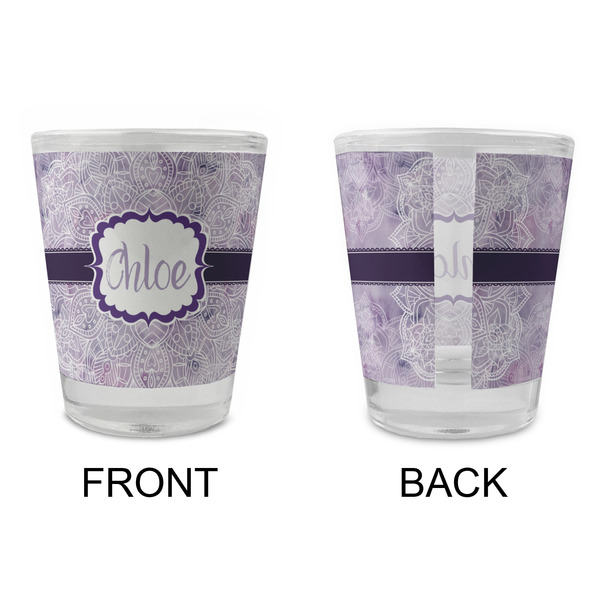 Watercolor Mandala Glass Shot Glass - Standard - APPROVAL