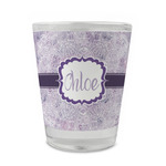 Watercolor Mandala Glass Shot Glass - 1.5 oz - Set of 4 (Personalized)