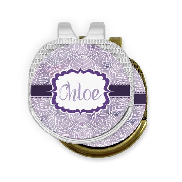 Watercolor Mandala Golf Ball Marker Hat Clip - PARENT/MAIN