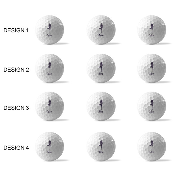 Watercolor Mandala Golf Balls - Generic - Set of 12 - APPROVAL