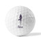 Watercolor Mandala Golf Balls - Generic - Set of 12 - FRONT