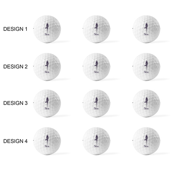 Watercolor Mandala Golf Balls - Titleist - Set of 12 - APPROVAL