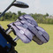 Watercolor Mandala Golf Club Cover - Set of 9 - On Clubs