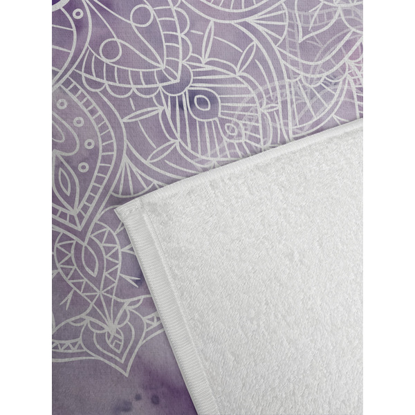 Watercolor Mandala Golf Towel - Detail