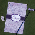 Watercolor Mandala Golf Towel Gift Set w/ Name or Text