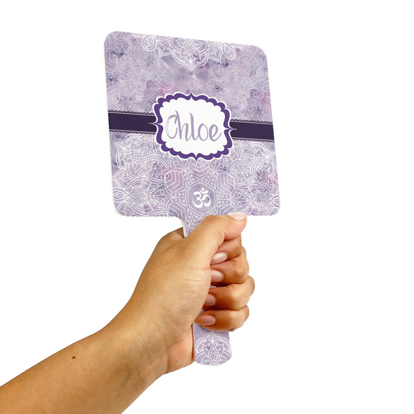 Watercolor Mandala Hand Mirrors - Alt View