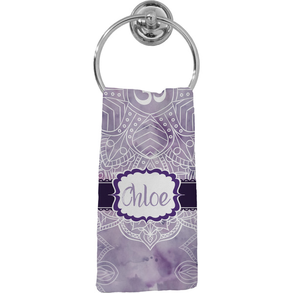 Custom Watercolor Mandala Hand Towel - Full Print (Personalized)