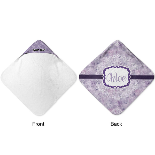 Watercolor Mandala Hooded Baby Towel- Approval