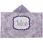 Watercolor Mandala Kids Hooded Towel (Personalized)