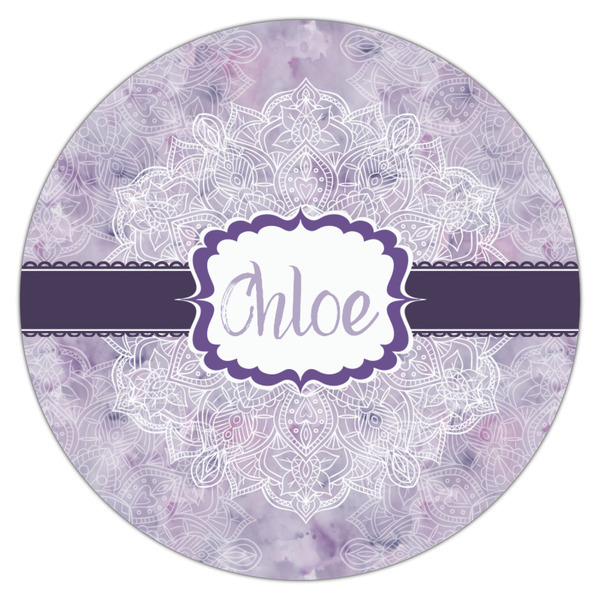 Watercolor Mandala Icing Circle - Medium - Single