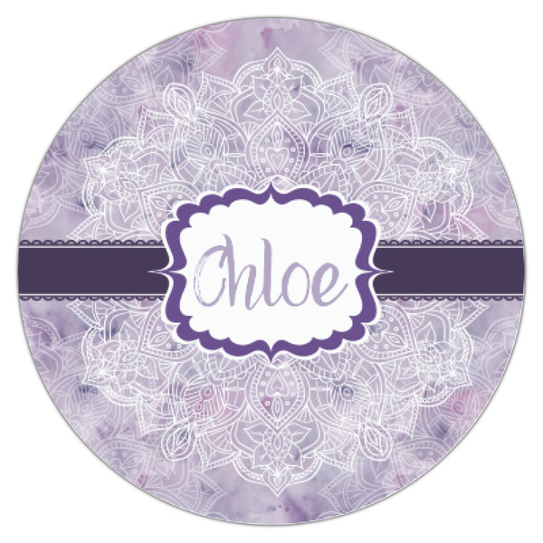 Watercolor Mandala Icing Circle - XSmall - Single