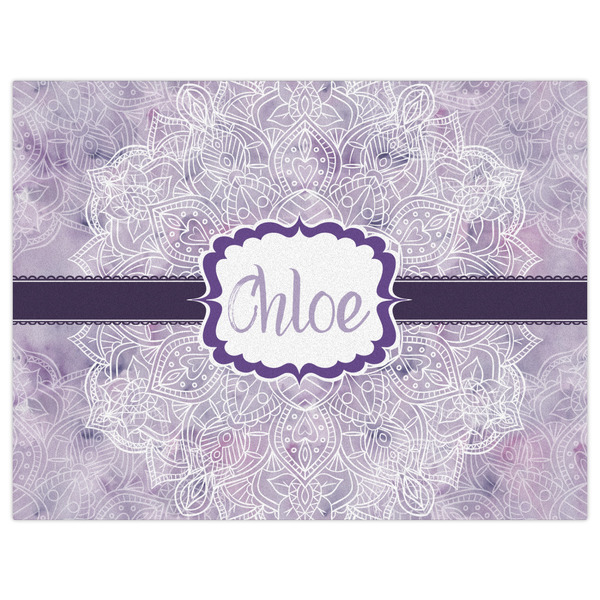 Watercolor Mandala Indoor / Outdoor Rug - 6'x8' - Front Flat