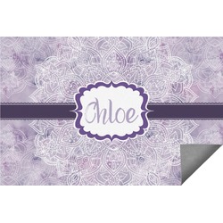 Watercolor Mandala Indoor / Outdoor Rug (Personalized)