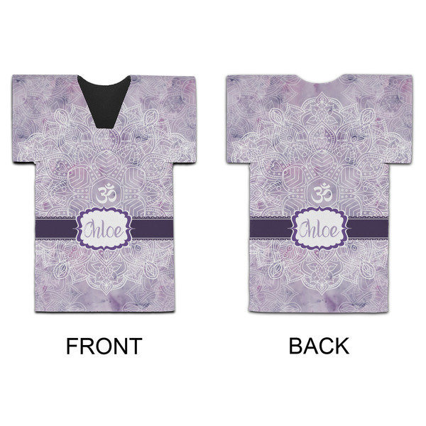 Watercolor Mandala Jersey Bottle Cooler - APPROVAL