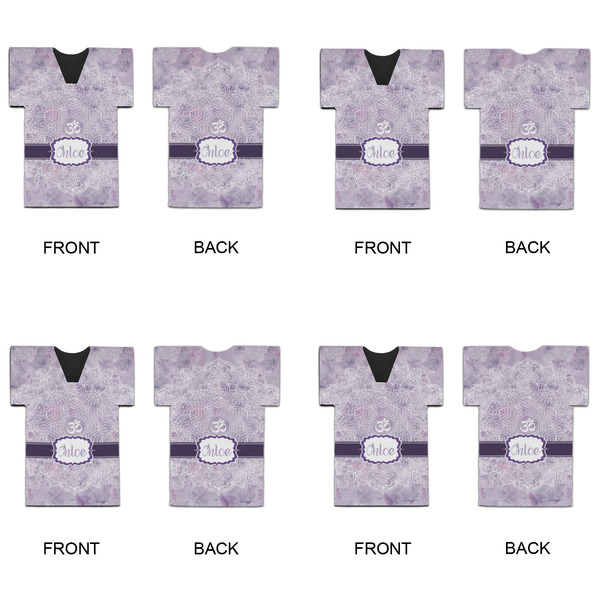 Watercolor Mandala Jersey Bottle Cooler - Set of 4 - APPROVAL