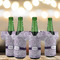 Watercolor Mandala Jersey Bottle Cooler - Set of 4 - LIFESTYLE