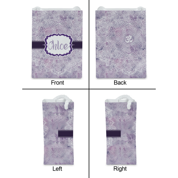 Watercolor Mandala Jewelry Gift Bag - Gloss - Approval