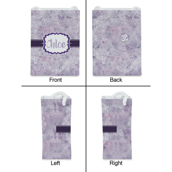 Watercolor Mandala Jewelry Gift Bag - Matte - Approval