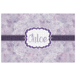 Watercolor Mandala Jigsaw Puzzle - 1000-piece (Personalized)