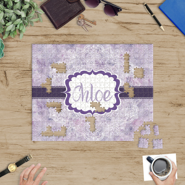 Watercolor Mandala Jigsaw Puzzle 500 Piece - In Context